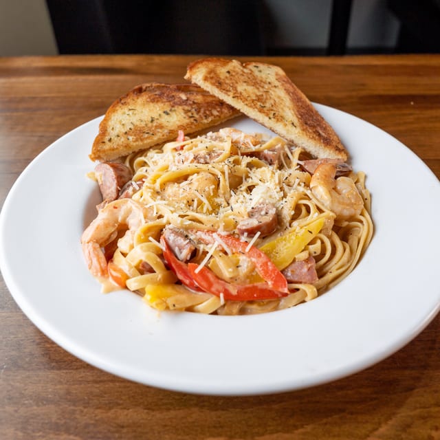Cajun Shrimp & Andouille.