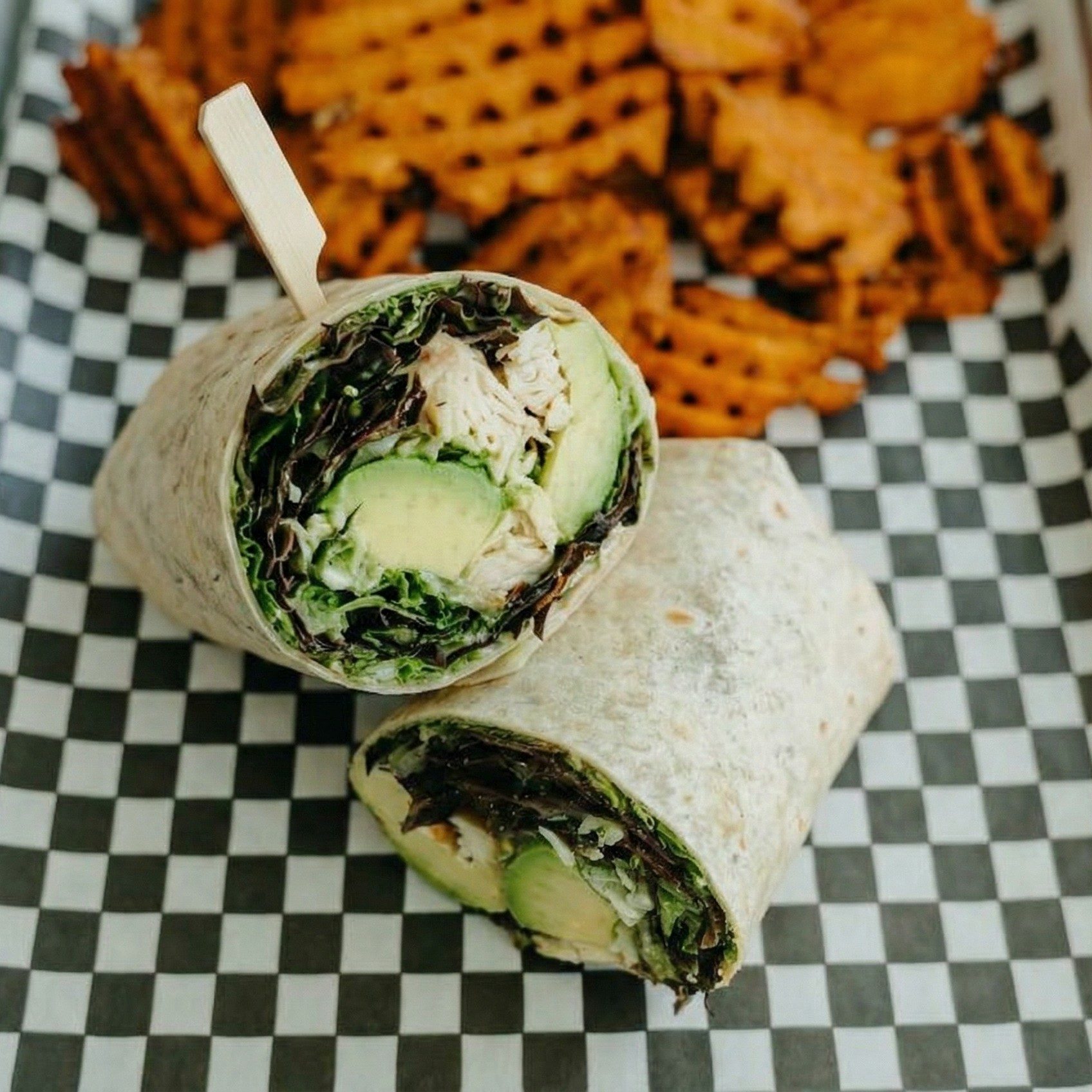 Pesto Chicken Wrap.