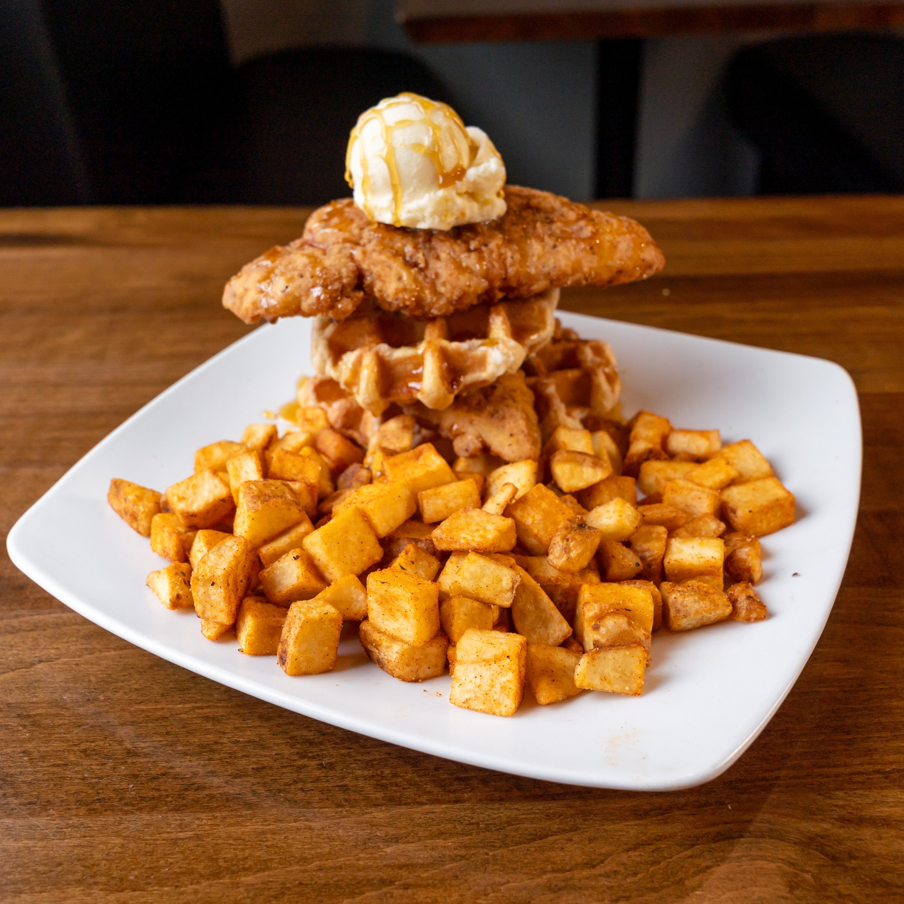 Chicken & Waffle.