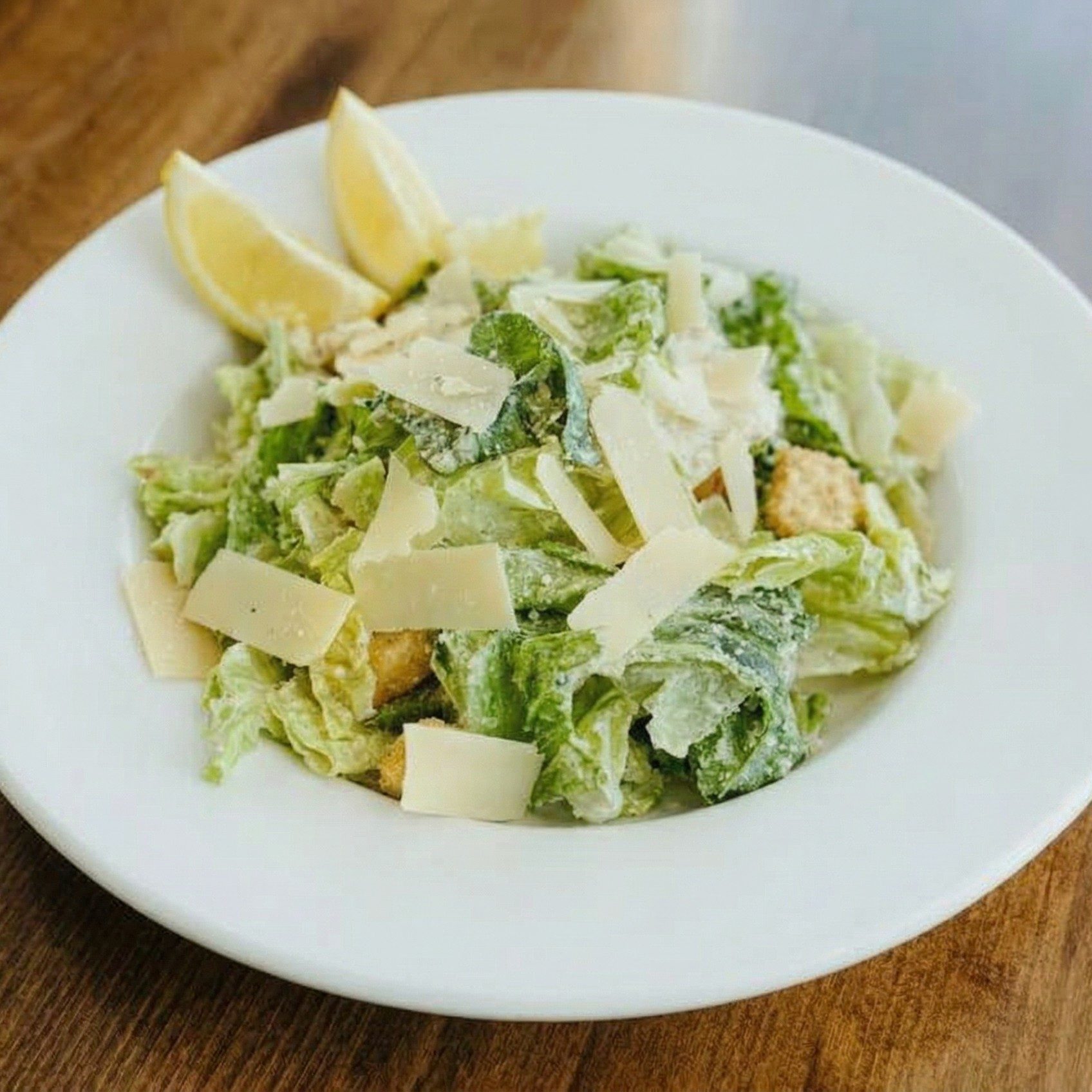 Traditional Caesar Salad.