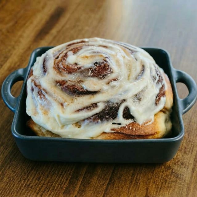 Giant Cinnamon Roll.