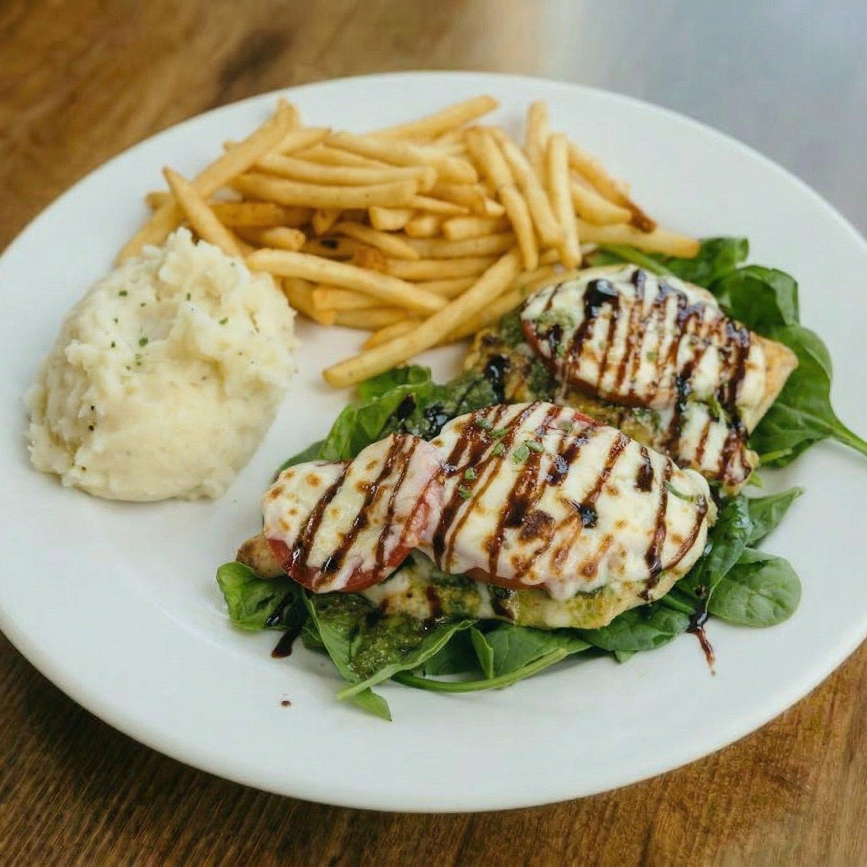 Pesto Chicken Dinner.