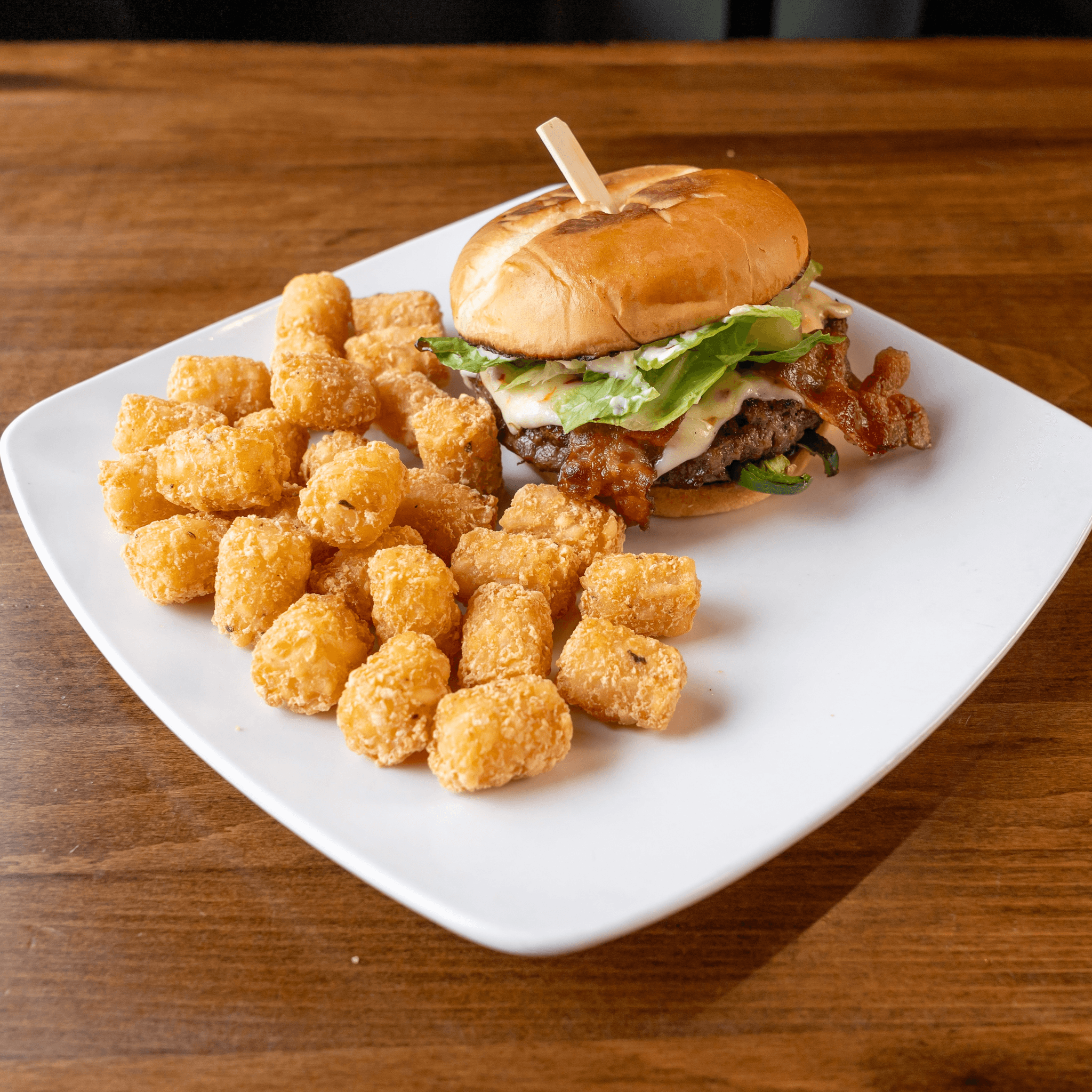 Bacon Jalapeno Popper Burger.